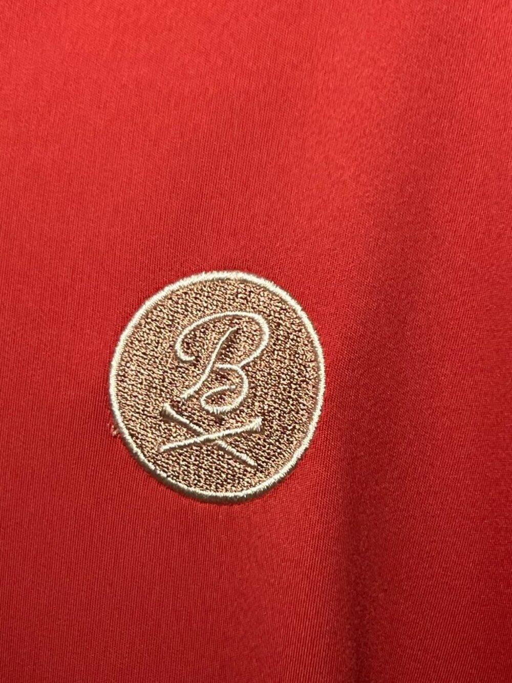 Barstool Golf Quarter Zip Pullover Men's Rust Performance Stretch Athletic Golf - Picture 6 of 7
